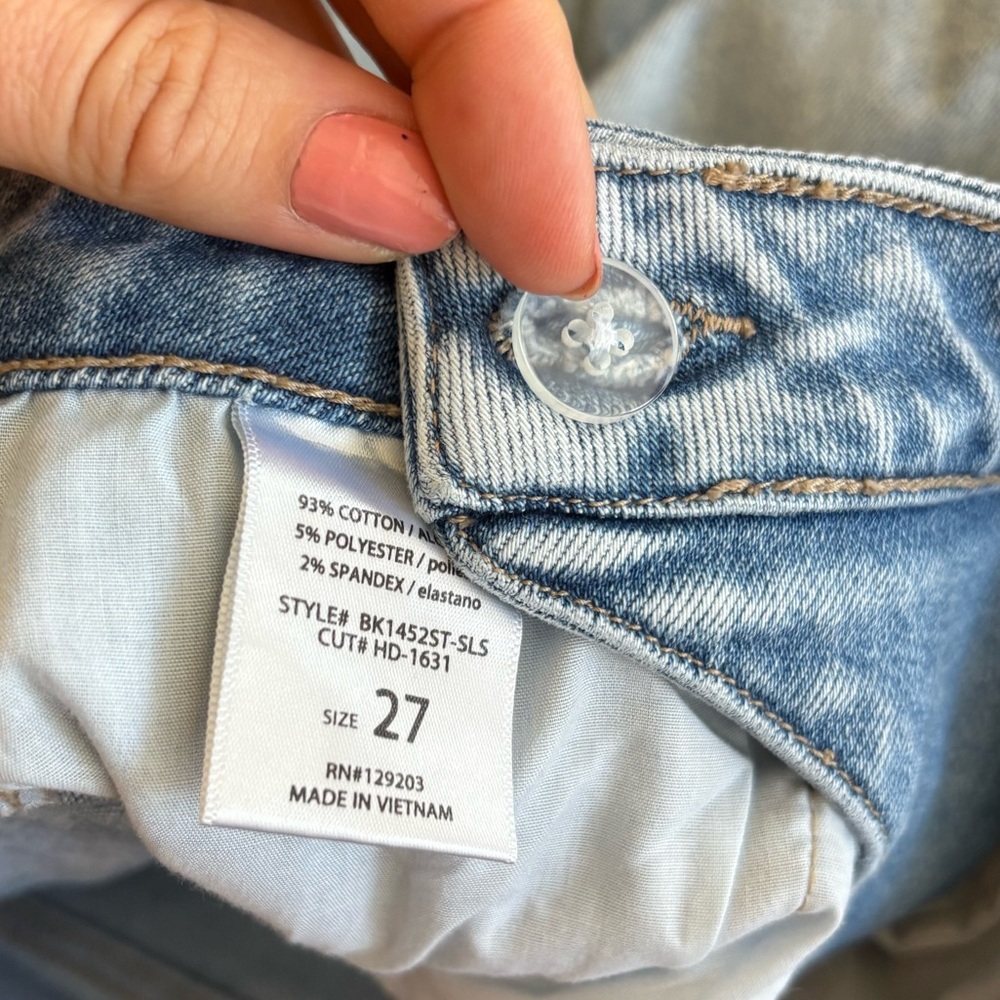 Hidden Light Blue Women's Jeans-Size 27 - Picture 4 of 8